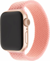 Fixed Apple Watch S1/2/3/4/5/6/7/SE Nylon szíj L 38/40/41mm - Rózsaszín