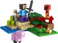 LEGO® Minecraft: 21177 - A Creeper Rajtaütés készlet és minifigurák