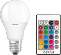 Osram Star+ Retrofit Távirányítós LED körte izzó 9W 806lm 2700K E27 - RGBW