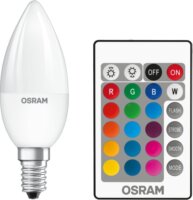 Osram Star+ Matt Távirányítós LED gyertya izzó 4.5W 250lm 2700K E14 - RGB