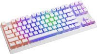 Modecom Volcano Lanparty Pudding RGB (Brown Switch) Gaming Billentyűzet Fehér - Angol (US)