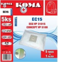 Koma EC-15 Microfilteres Porzsák (5 db / csomag)