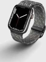 Uniq Aspen Designer Edition Apple Watch S3/4/5/6/7 Fonott szíj 42/44/45mm - Szürke