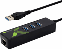 Techly IDATA USB-ETGIGA-3U2 USB 3.0 HUB (3 port)