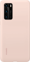 Huawei P40 gyári Szilikon Tok - Pink