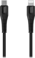 Canyon CNS-MFIC4B USB-C apa - Lightning apa Adat és töltő kábel (1.2m)