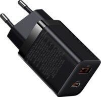 Baseus Super Si Pro QC Hálózati USB-A + USB-C töltő (30W) - Fekete