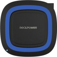 RealPower 257640 Vezeték nélküli töltő (10W) - Fekete / Kék