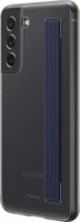 Samsung Galaxy S21 FE Vékony szíjas Tok - Sötét szürke