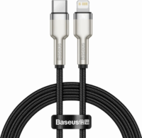 Baseus Cafule Series USB-C apa 2.0 - Lightning apa Adat és töltőkábel - Fekete (1m)