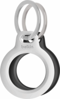 Belkin Apple AirTag tok kulcskarikával - Fekete/Fehér (2db)