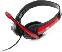 Iris F-25 Headset - Fekete/Piros