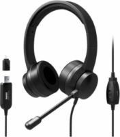 Port Designs 901605 USB Headset - Fekete