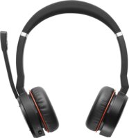 Jabra Evolve 75 MS Duo Bluetooth Headset - Fekete