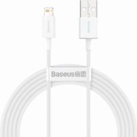 Baseus Superior Series Fast Charging Data USB-A apa 2.0 - Lightning apa Adat és töltőkábel - Fehér (2m)