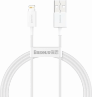 Baseus Superior Series Fast Charging Data USB-A apa 2.0 - Lightning apa Adat és töltőkábel - Fehér (1m)