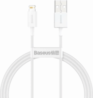 Baseus Superior Series Fast Charging Data USB-A apa 2.0 - Lightning apa iPhone töltőkábel - Fehér (1m)