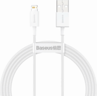 Baseus Superior Series Fast Charging Data USB-A apa 2.0 - Lightning apa Adat és töltőkábel - Fehér (1.5m)