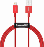 Baseus Superior Series Fast Charging Data USB-A apa 2.0 - Lightning apa Adat és töltőkábel - Piros (1m)