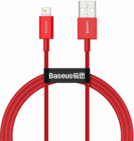 Baseus Superior Series Fast Charging Data USB-A apa 2.0 - Lightning apa iPhone töltőkábel - Piros (1m)