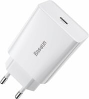 Baseus Speed Mini Quick Charger Hálózati USB-C töltő - Fehér (20W)