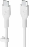 Belkin Flex USB-C apa - USB-C apa Adat és töltőkábel (3m) - Fehér