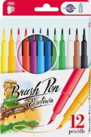 ICO Brush Pen D12 Ecsetirón készlet - Vegyes színek (12 db / csomag)