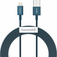 Baseus Superior Series Fast Charging Data Cable USB-A apa 2.0 - Lightning apa Adat és töltőkábel - Kék (2m)