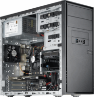 Supermicro SuperChassis DS3A-261B Számítógépház - Fekete + 300W PSU