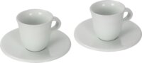 DeLonghi DLSC308 70ml Porcelán Eszpresszó Csésze 2 Darabos + Alj - Fehér