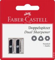 Faber-Castell 189099 Kétlyukú kézi hegyező - Ezüst
