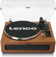 Lenco LS-430 Lemezlejátszó beépített hangszóróval - Barna
