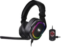 Thermaltake ARGENT H5 RGB 7.1 Surround Gaming Headset - Fekete