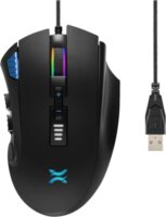 Noxo Nightmare USB RGB Gaming Egér - Fekete