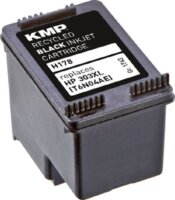 KMP (HP T6N04AE 303XL) Tintapatron Fekete