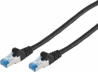 S-Conn S/FTP CAT6a Patch kábel 15m Fekete