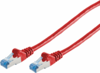 S-Conn S/FTP CAT6a Patch kábel 2m Piros
