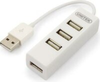 Unitek Y-2146 USB 2.0 mini HUB (4 port) Fehér
