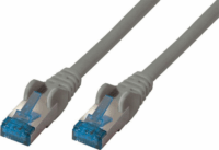 S-Conn S/FTP CAT6a Patch kábel 0.5m Szürke