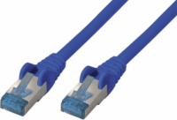 S-Conn S/FTP CAT6a Patch kábel 0.5m Kék
