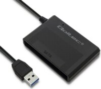 Qoltec 50644 2.5" USB 3.0 Külső HDD/SSD ház - Fekete