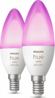 Philips Hue WCA LED Fényforrás 4W 470lm 6500K E14 - Állítható színű (2db)