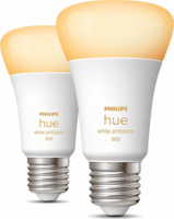 Philips Hue WA LED Fényforrás 6W 800lm 6500K E27 - Állítható fehér (2db)