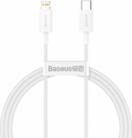 Baseus Superior Series Fast Charging Data Cable USB-C apa 2.0 - Lightning apa Adat és töltőkábel - Fehér (1m)