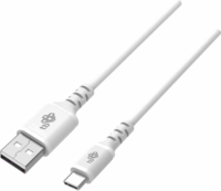 TB AKTBXKUCMISI20W USB-A apa - USB-C apa 2.0 Adat és töltőkábel - Fehér (2m)