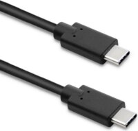 Qoltec Perfect Connection USB-C apa - USB-C apa 3.1 Adat és töltőkábel - Fekete (3m)