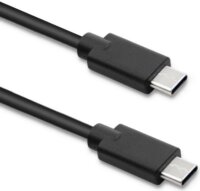 Qoltec Perfect Connection USB-C apa - USB-C apa 3.1 Adat és töltőkábel - Fekete (2.5m)