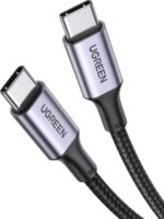 Ugreen 70429 USB-C apa - USB-C apa 2.0 Adat és töltőkábel - Fekete (2m)