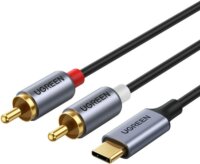 Ugreen USB-C - RCA kábel 1.5m (USB-C apa - 2xRCA apa)