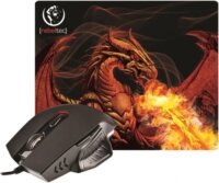 Rebeltec RED DRAGON Gaming Egér + Egérpad